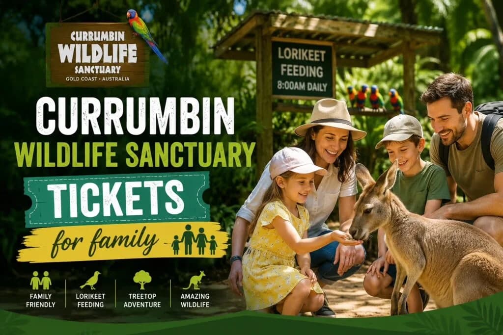 Currumbin Wildlife Sanctuary tickets for family